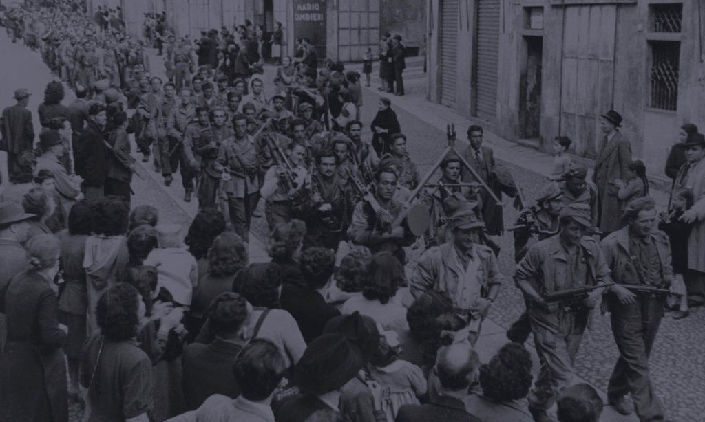 Partigiani a Pavia, aprile 1945 — Archivio Istoreco