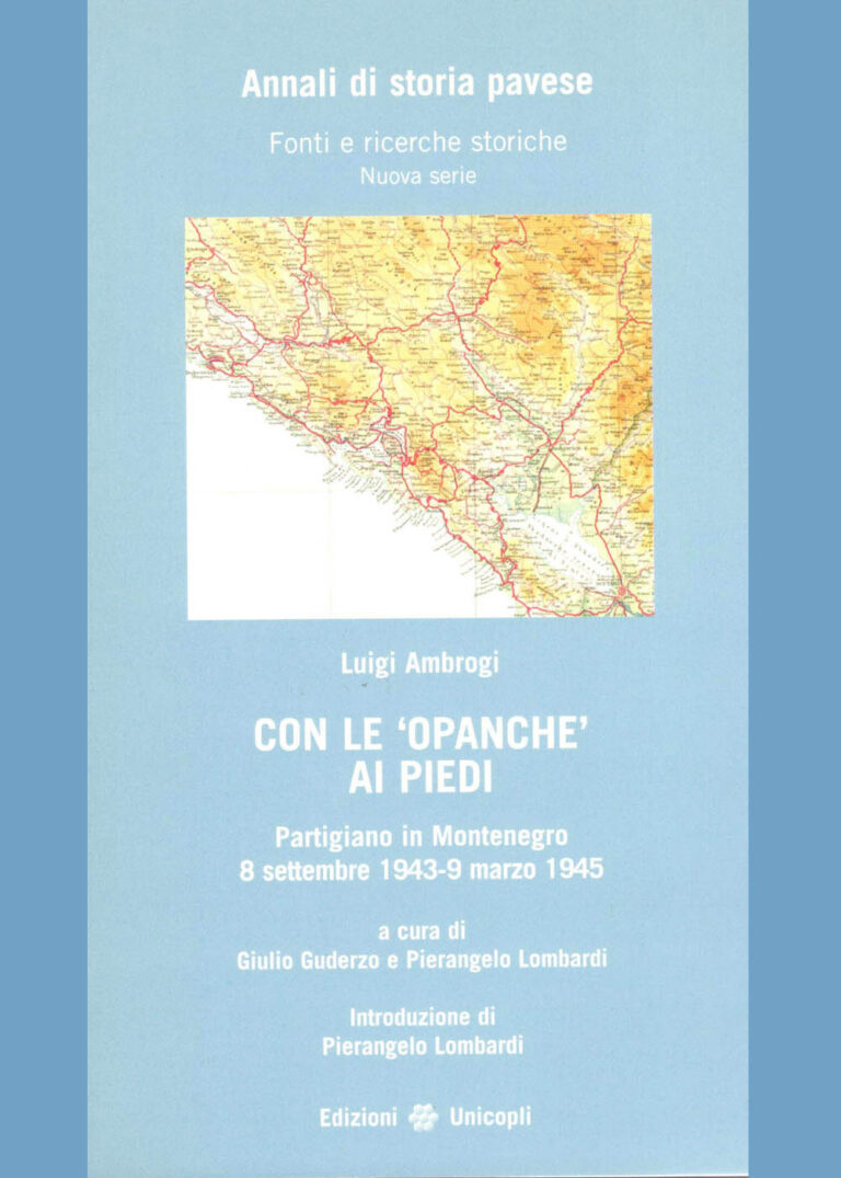 Copertina di Con le ‘opanche’ ai piedi. Partigiano in Montenegro, 8 settembre 1943 - 9 marzo 1945