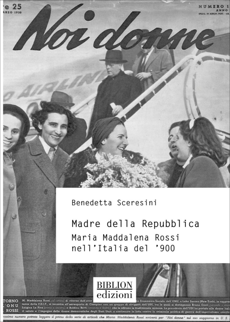 Copertina di Madre della Repubblica. Maria Maddalena Rossi nell’Italia del ’900